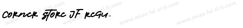 Corner Store JF Regu字体转换